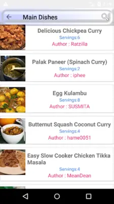 Indian Recipes android App screenshot 10